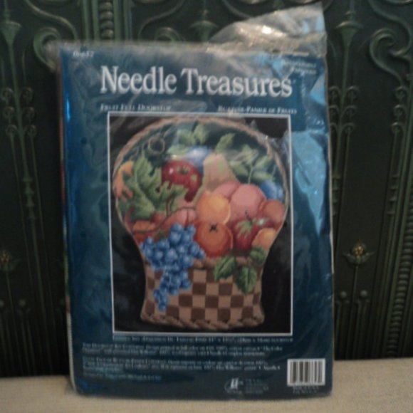 Needle Treasures KIT "fruit full doorstop" 11" x 13" - Picture 1 of 2
